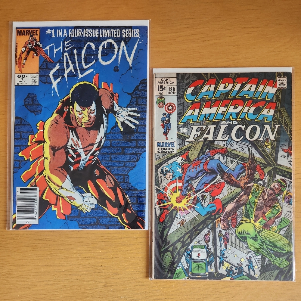 The Falcon #1 and Captain America #138 - Comic Books (Lot of 2) 